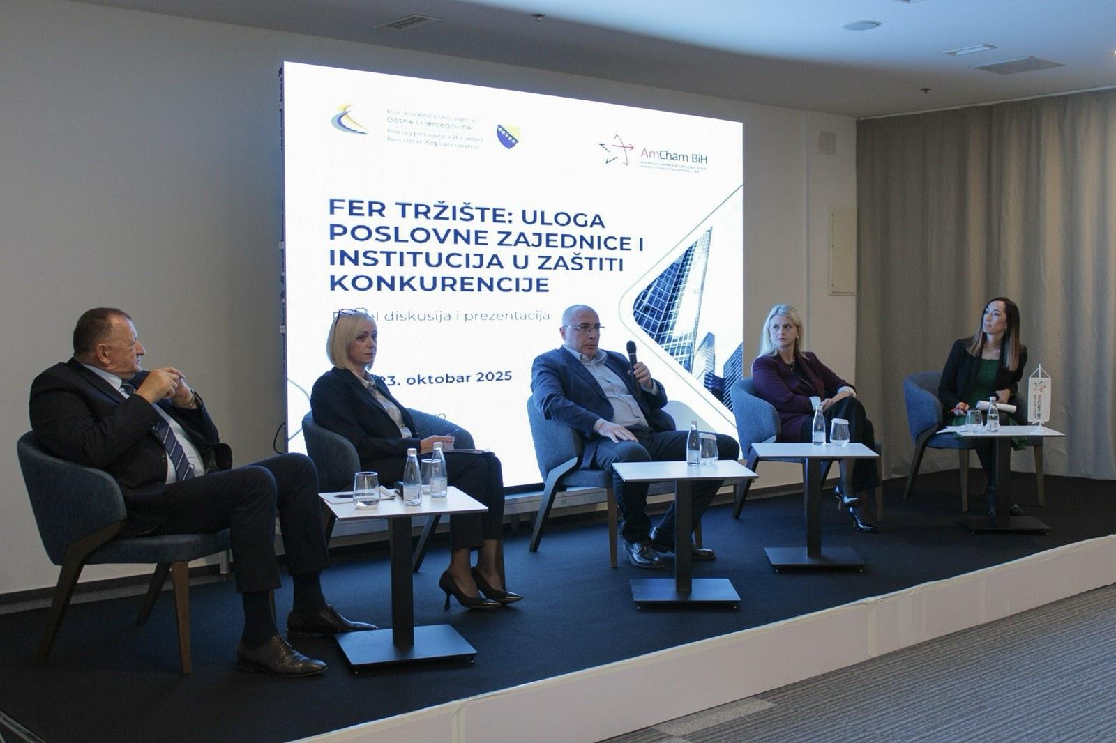 Dijalog i saradnja za integritet tržišta: Konkurencijsko vijeće BiH, Agencija za javne nabavke BiH i AmCham BiH