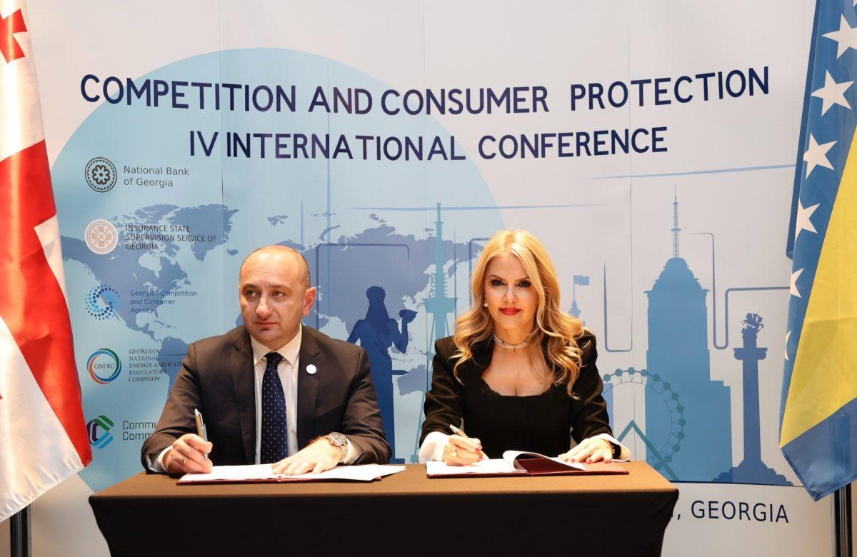 Успостављена сарадња између Конкуренцијског савјета Босне и Херцеговине и Грузијске агенције за конкуренцију и заштиту потрошача
